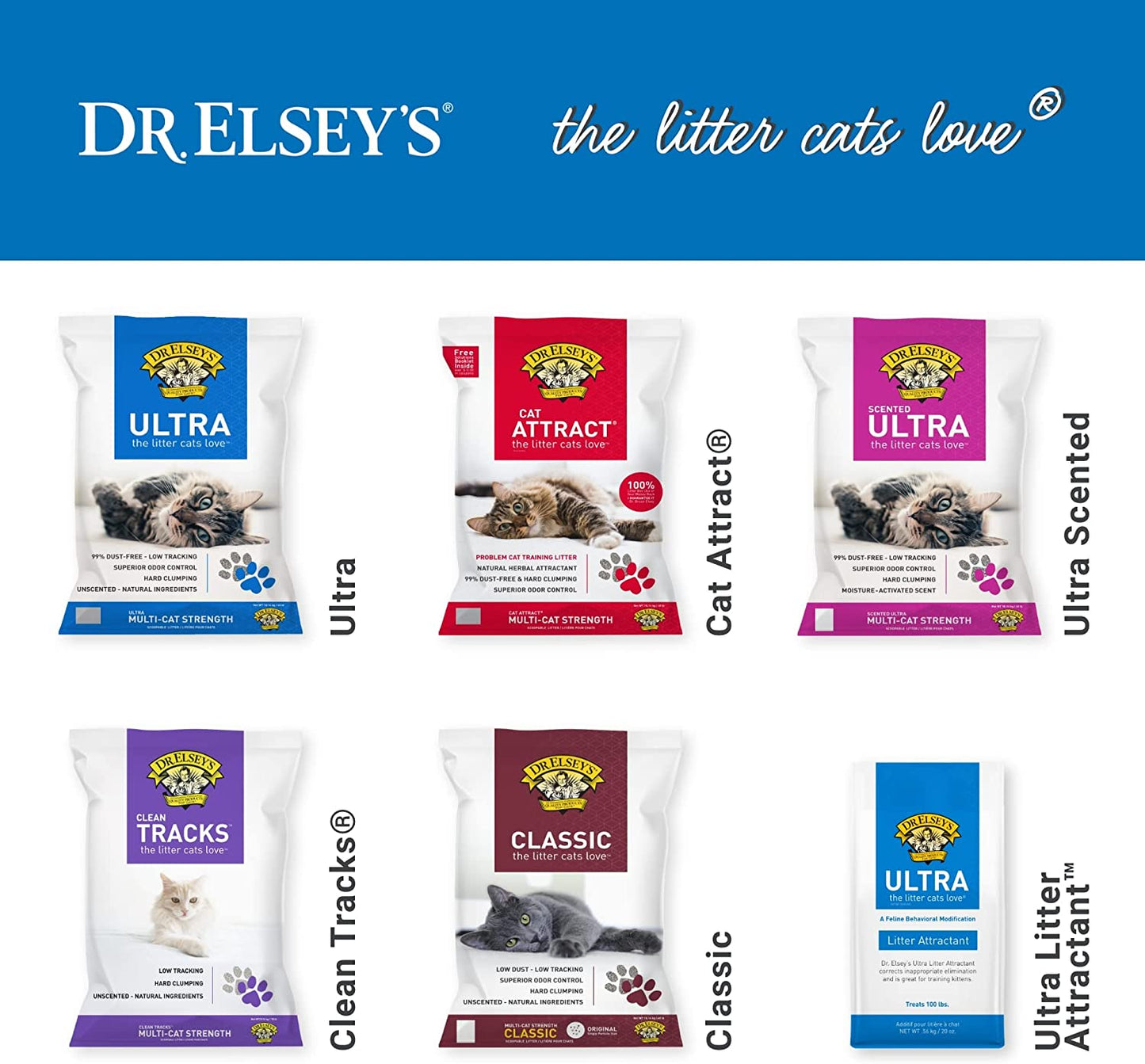 Dr. Elsey'S Ultra Premium Clumping Cat Litter, 40 Pound Bag ( Pack May Vary )