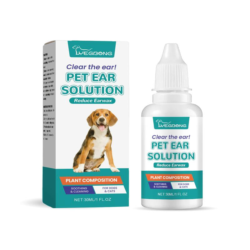 Pet Ear Wash Relieves Cat Dog Ear Discomfort Cleans Removes Dirt Moisturizes Soothes Nourishes